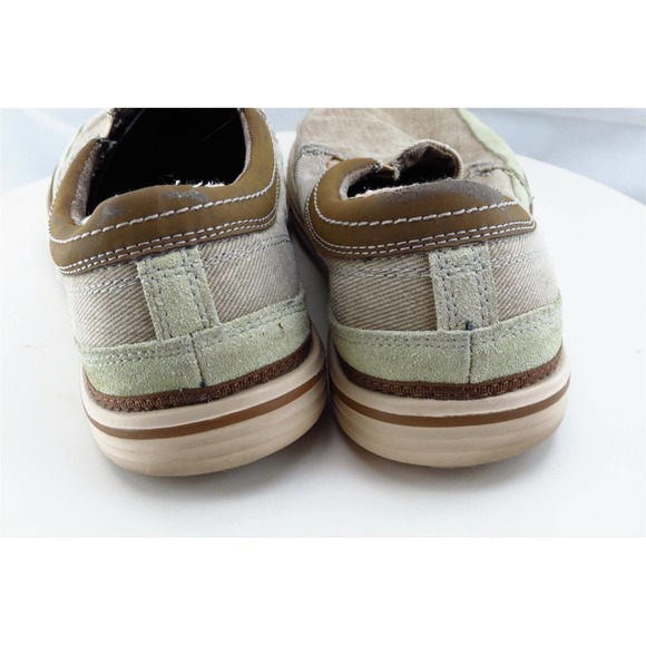 SKECHERS Shoes Sz 7.5 M Brown Loafer Fabric Men 64355 - Picture 5 of 9